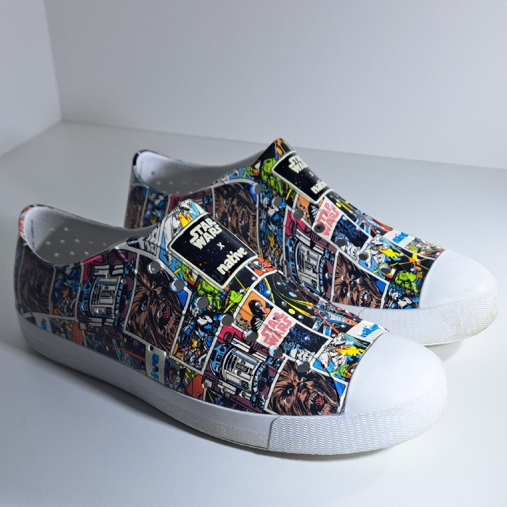 Native Star Wars Comic Print Shoes